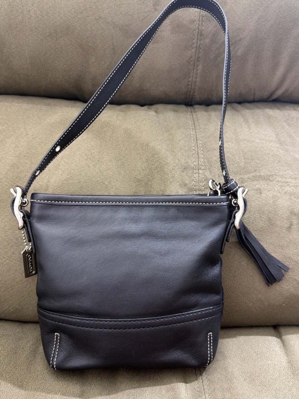 Coach Vintage 2004 Soho Leather Small Duffel Bucket Bag - Picture 2 of 7